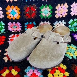 Birkenstock Boston Suede Leather Tope Clog 42R